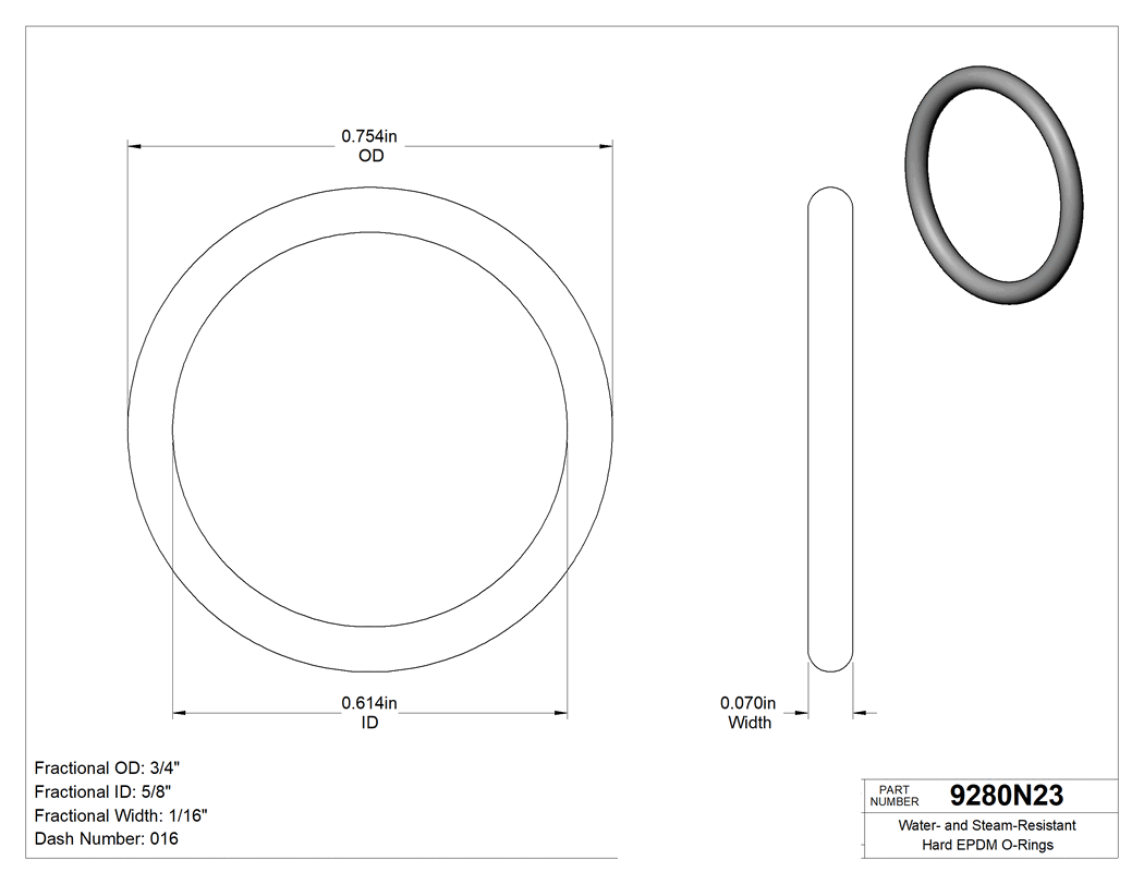 Technical drawing - 9280N23